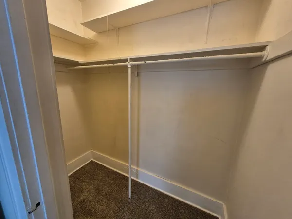 a empty closet