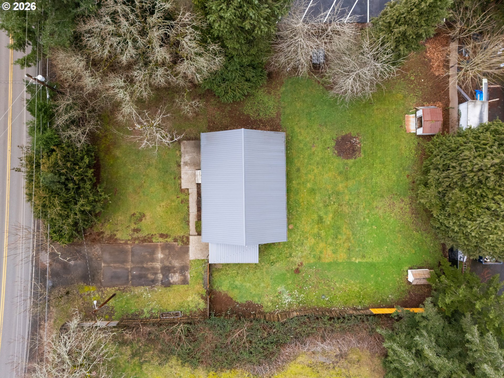25106 Northeast 25th Street Camas, WA 98607 - Photo 35 of 47 an aerial view of a house with a yard