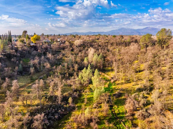 a view of city and mountain