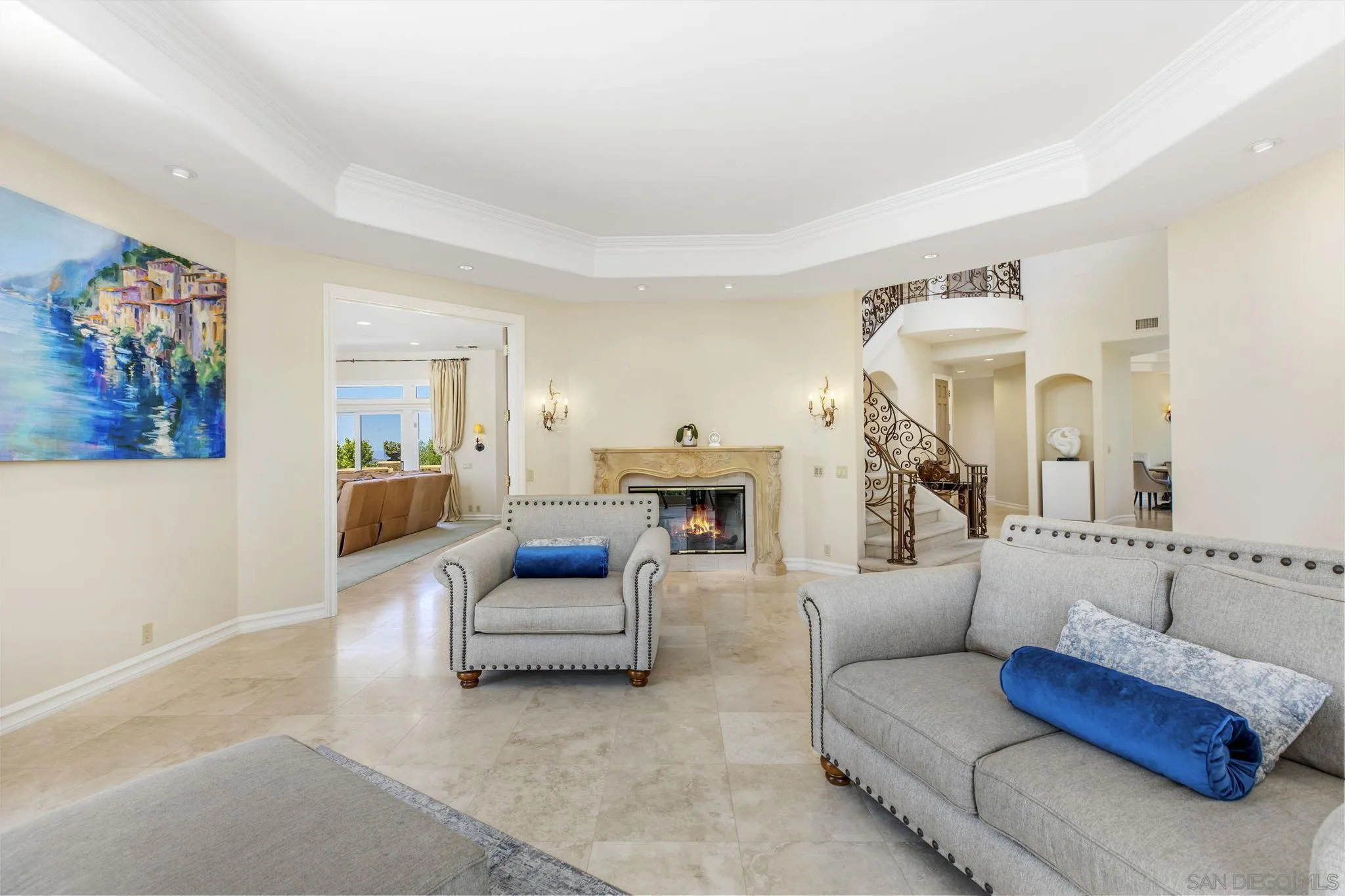 14440 Ridge Ranch Road Valley Center, CA 92082 - Photo 29 of 73 a living room with furniture and a large window