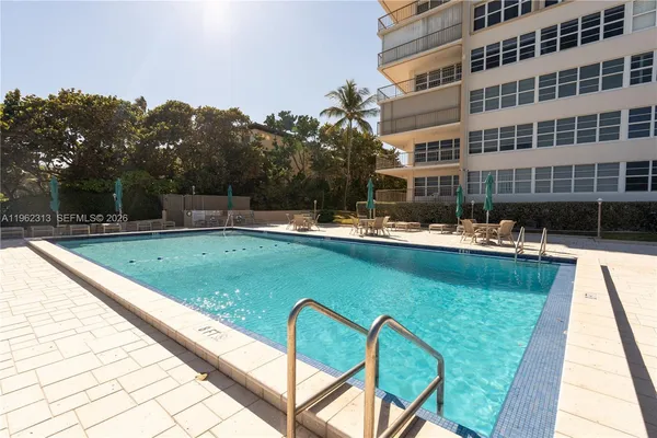 a view of a terrace with a yard
