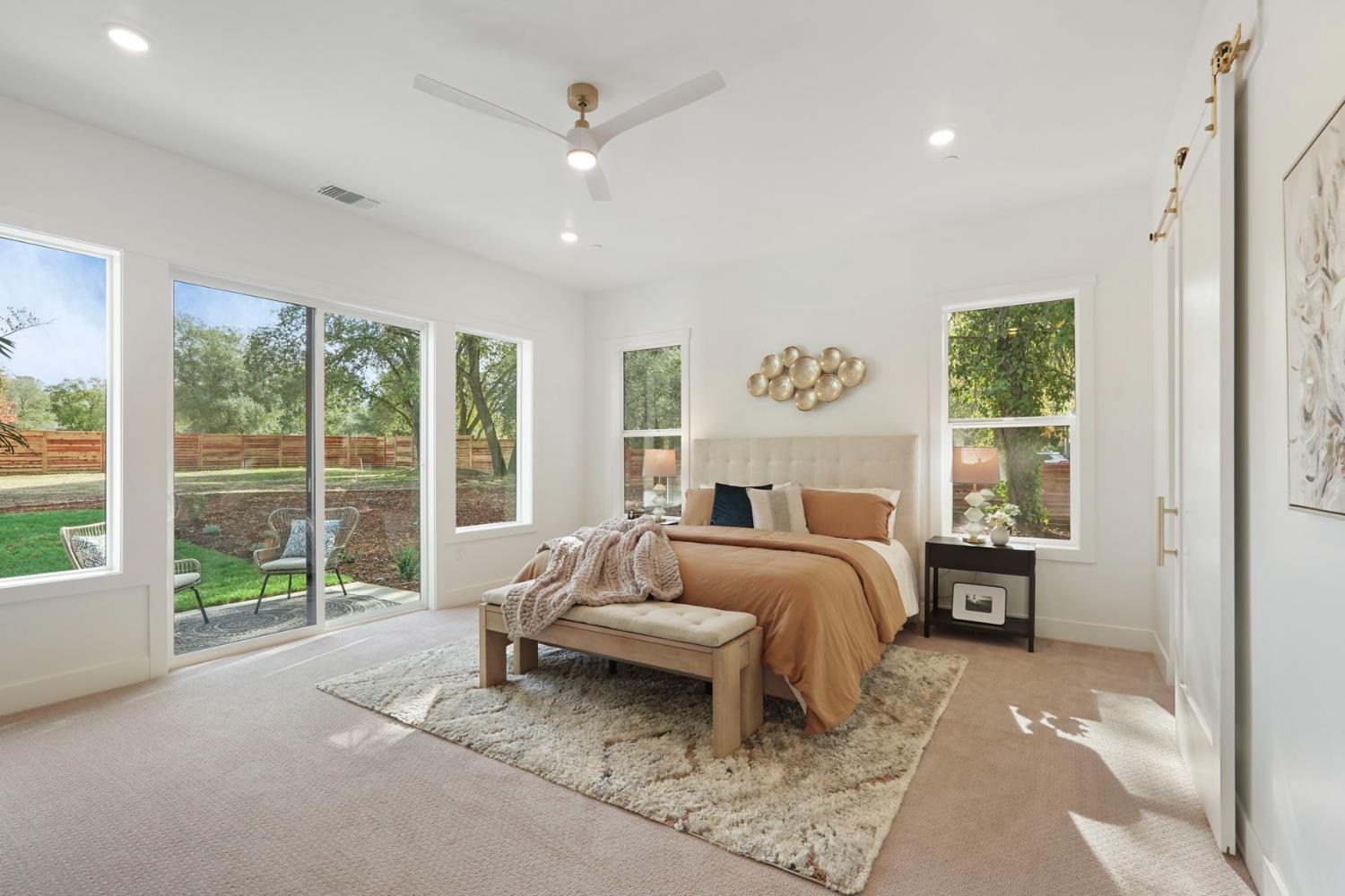 4177 Laird Road Loomis, CA 95650 - Photo 23 of 62 a bed room with a bed and a couch