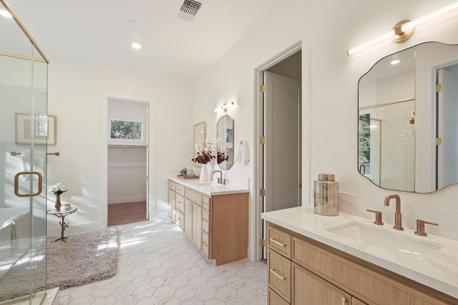 4177 Laird Road Loomis, CA 95650 - Photo 26 of 62 a bathroom with a sink and a mirror