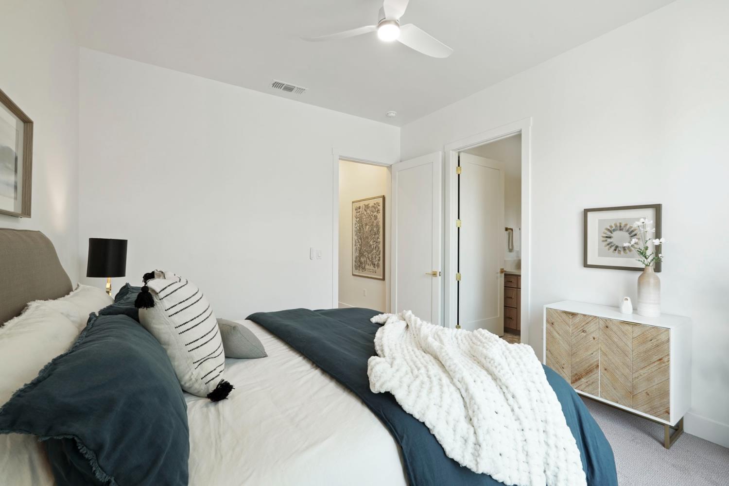 4177 Laird Road Loomis, CA 95650 - Photo 34 of 62 a bedroom with a bed and a couch