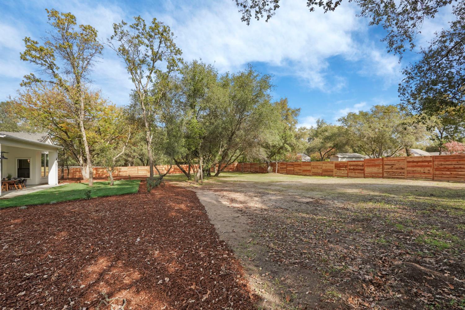 4177 Laird Road Loomis, CA 95650 - Photo 51 of 62 a view of dirt yard with a large tree