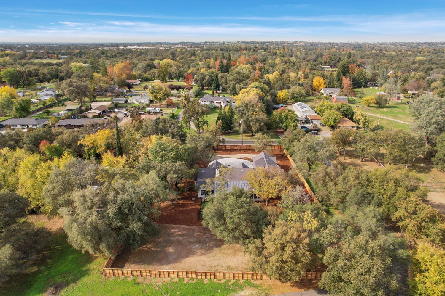4177 Laird Road Loomis, CA 95650 - Photo 60 of 62 an aerial view of residential building and trees