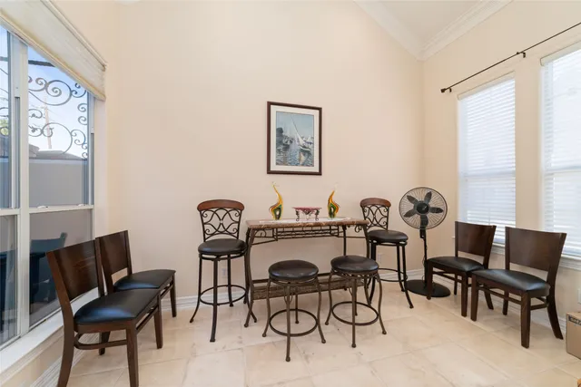 a view of a livingroom with furniture
