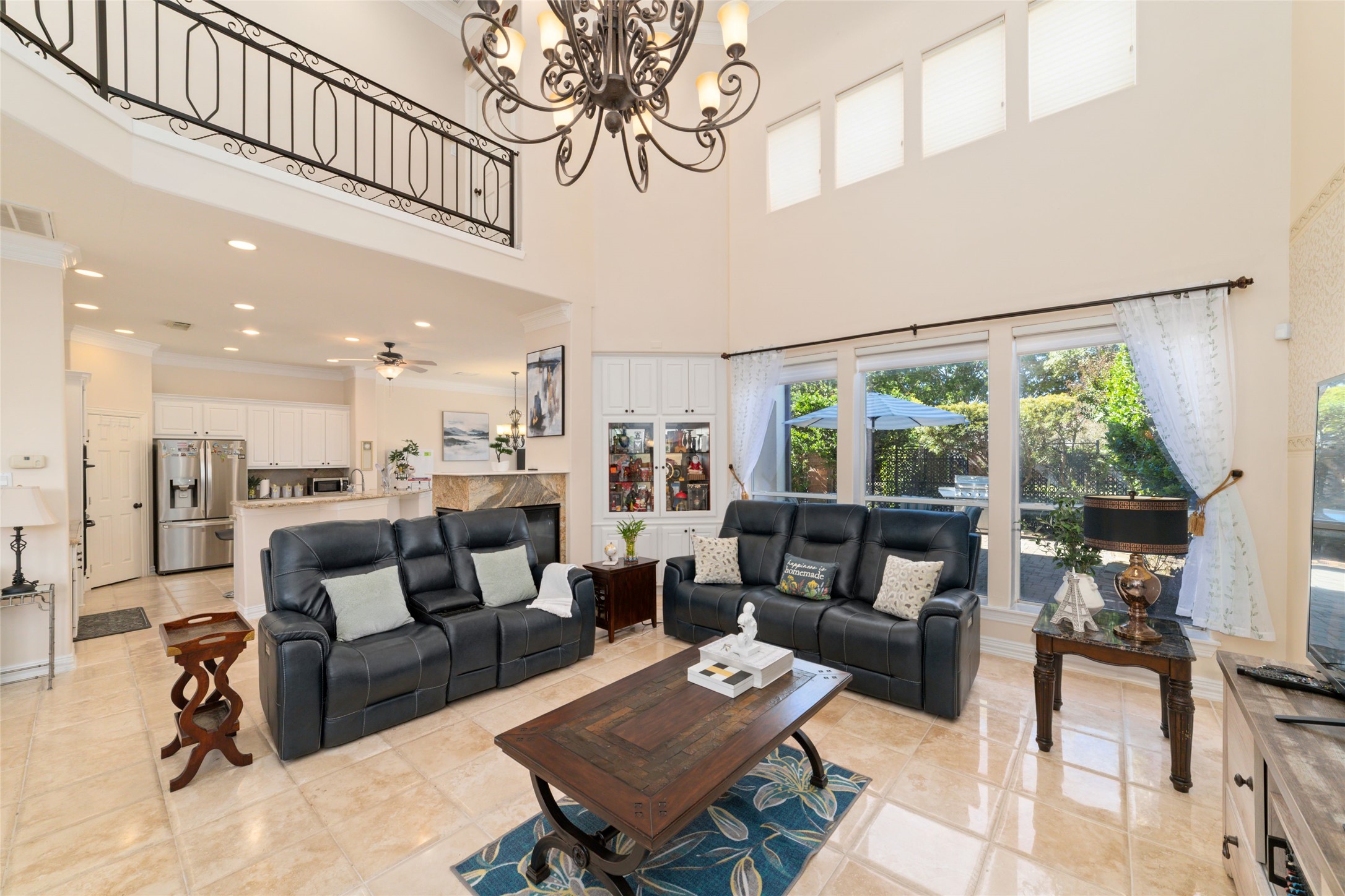1126 Gardencrest Lane Houston, TX 77077 - Photo 9 of 31 a living room with furniture and a large window