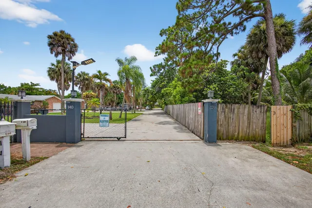 a view of street along with trees