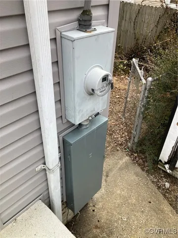 a view of a wooden door