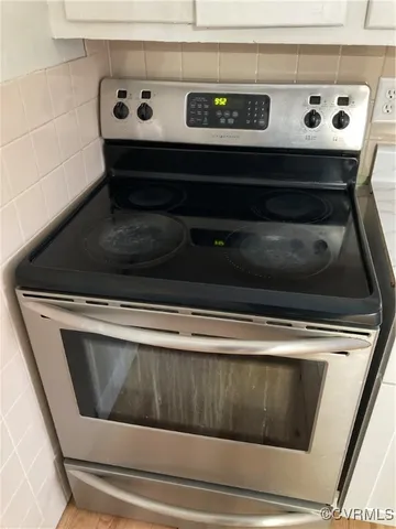 a close view of stove top