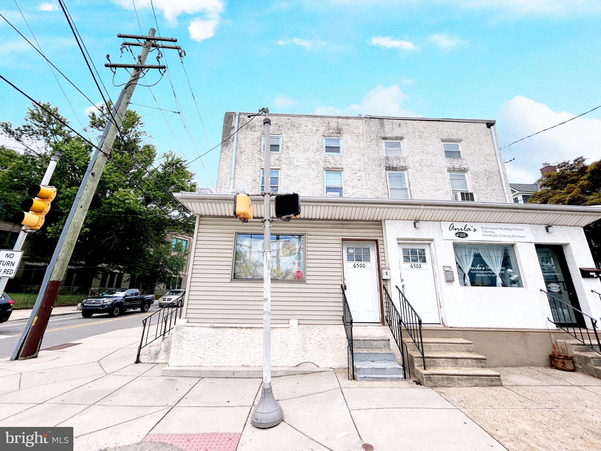 a view of a building with many windows