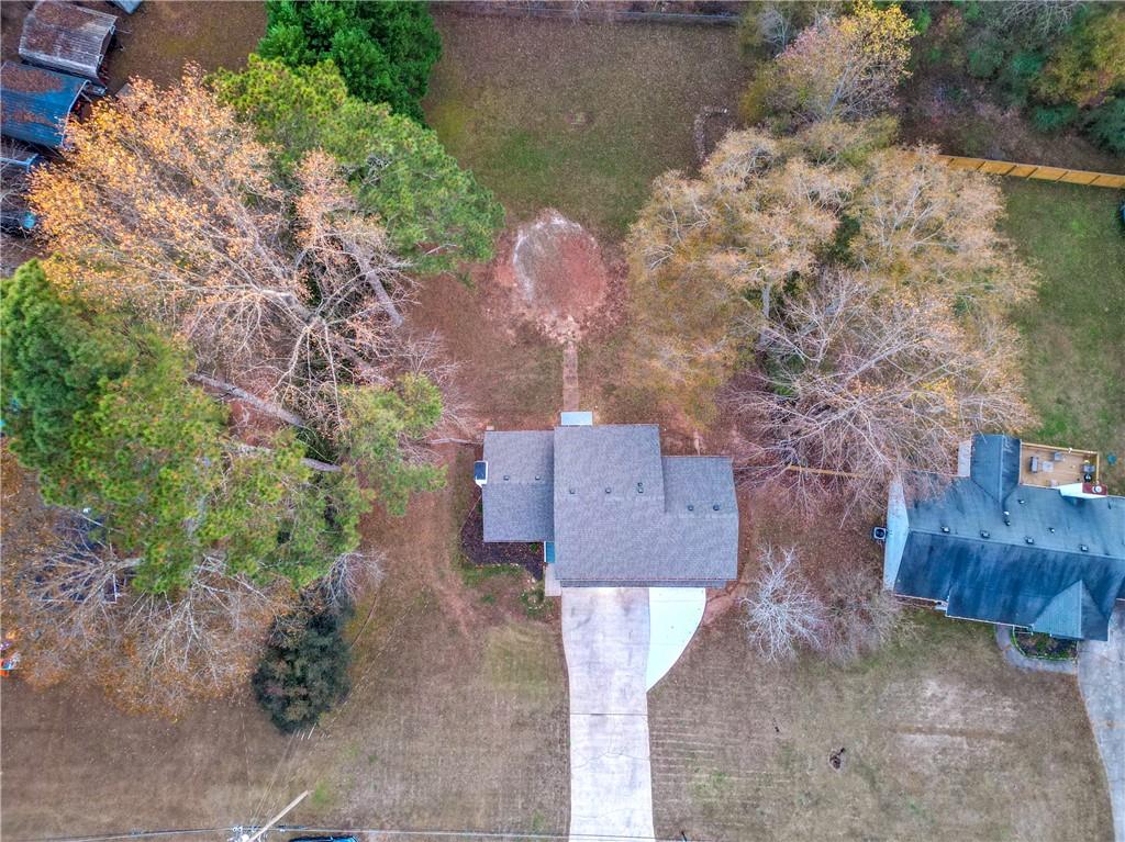 491 Glen Terrace Road Auburn, GA 30011 - Photo 19 of 19 an aerial view of a house with a yard