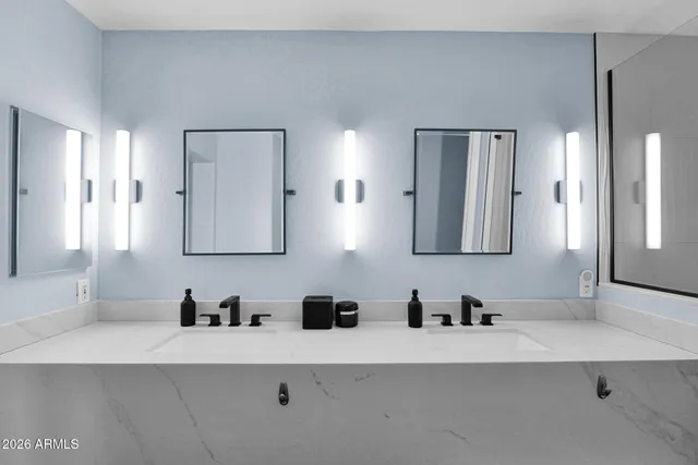 a room with furniture and a window