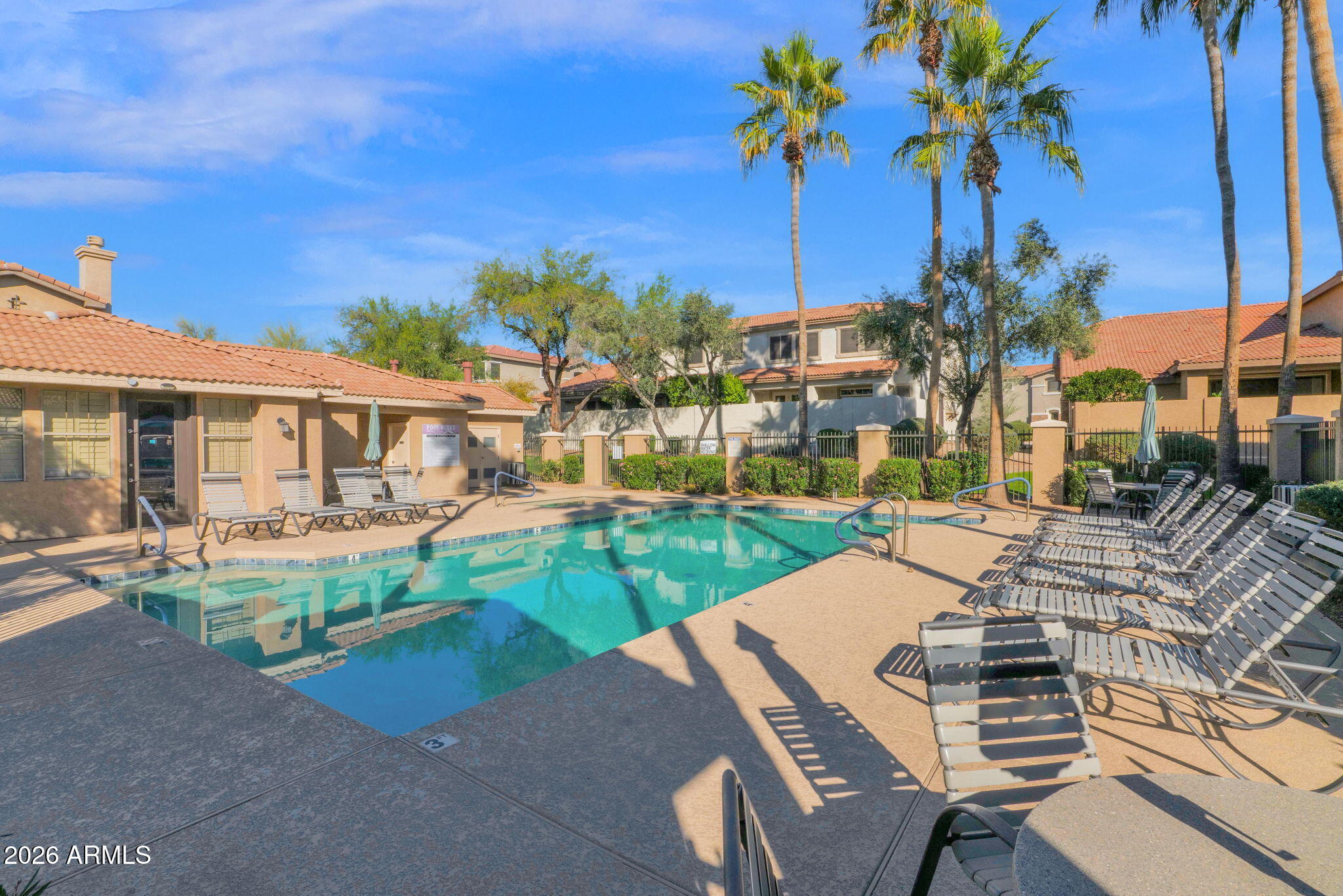 1024 East Frye Road, Unit 1092 Phoenix, AZ 85048 - Photo 35 of 35 a view of a patio with couches table and chairs and potted plants