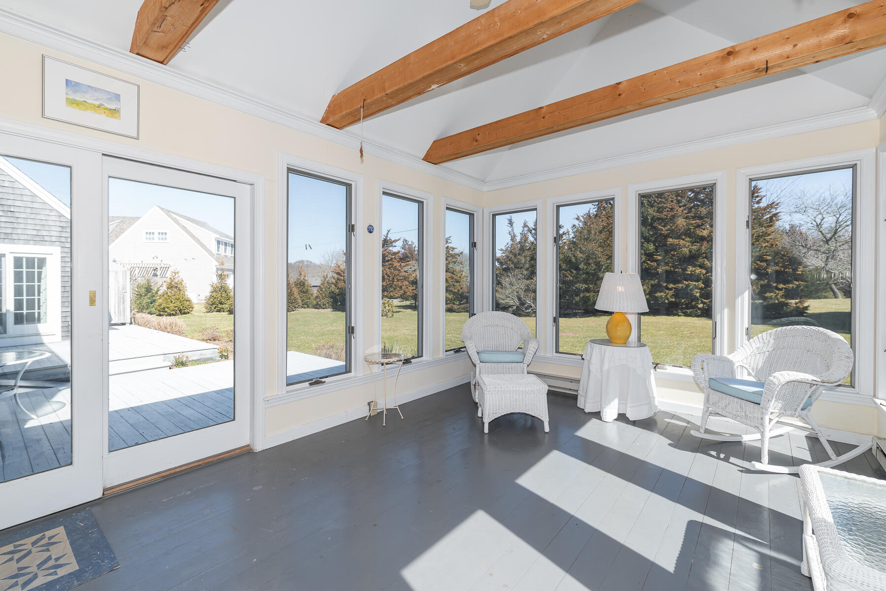 11 Pleasant View Drive Orleans, MA 02653 - Photo 11 of 47 a living room with furniture and large windows