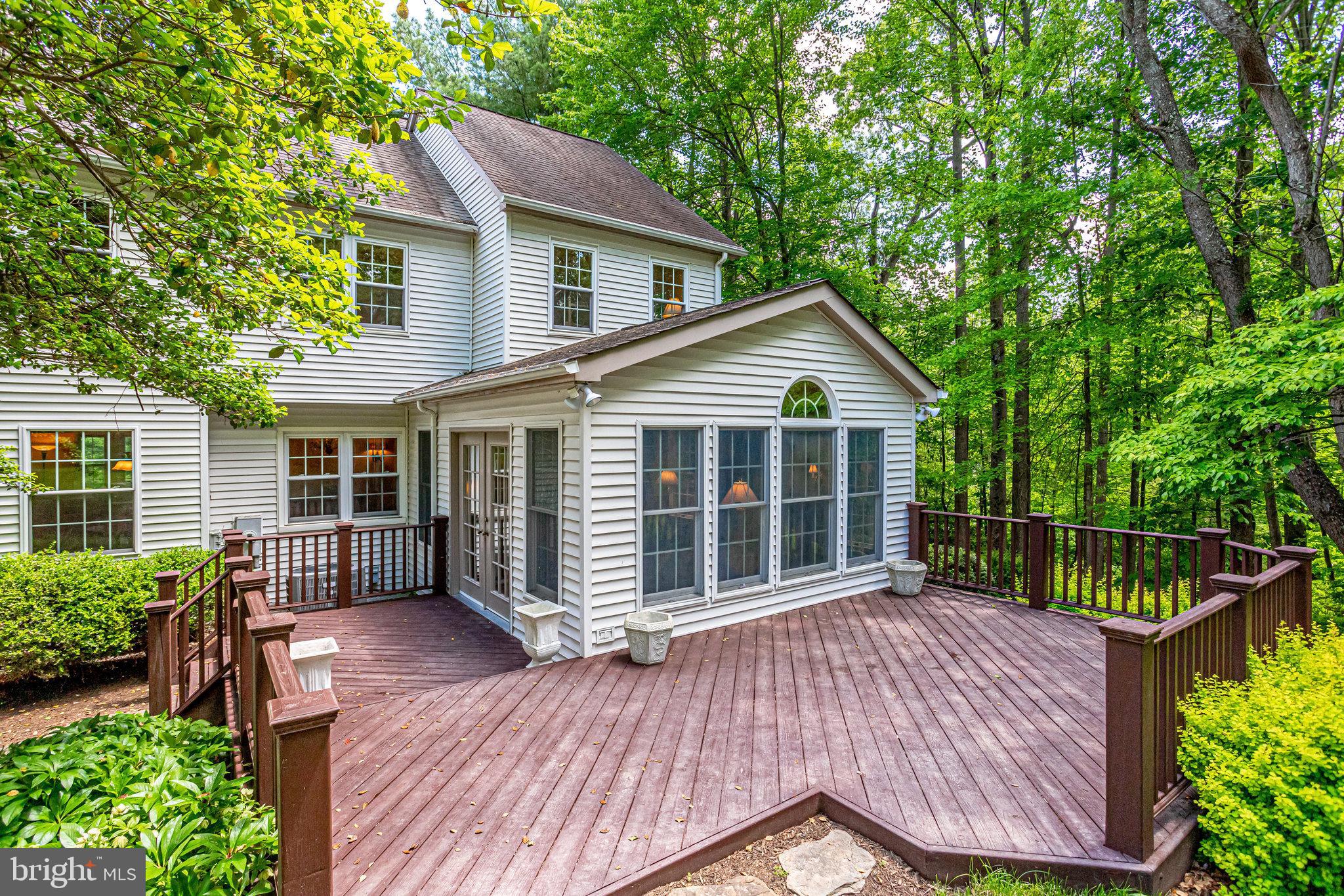 1216 Bishopsgate Way Reston, VA 20194 - Photo 32 of 48 Lovely Deck Surrounded by Trees