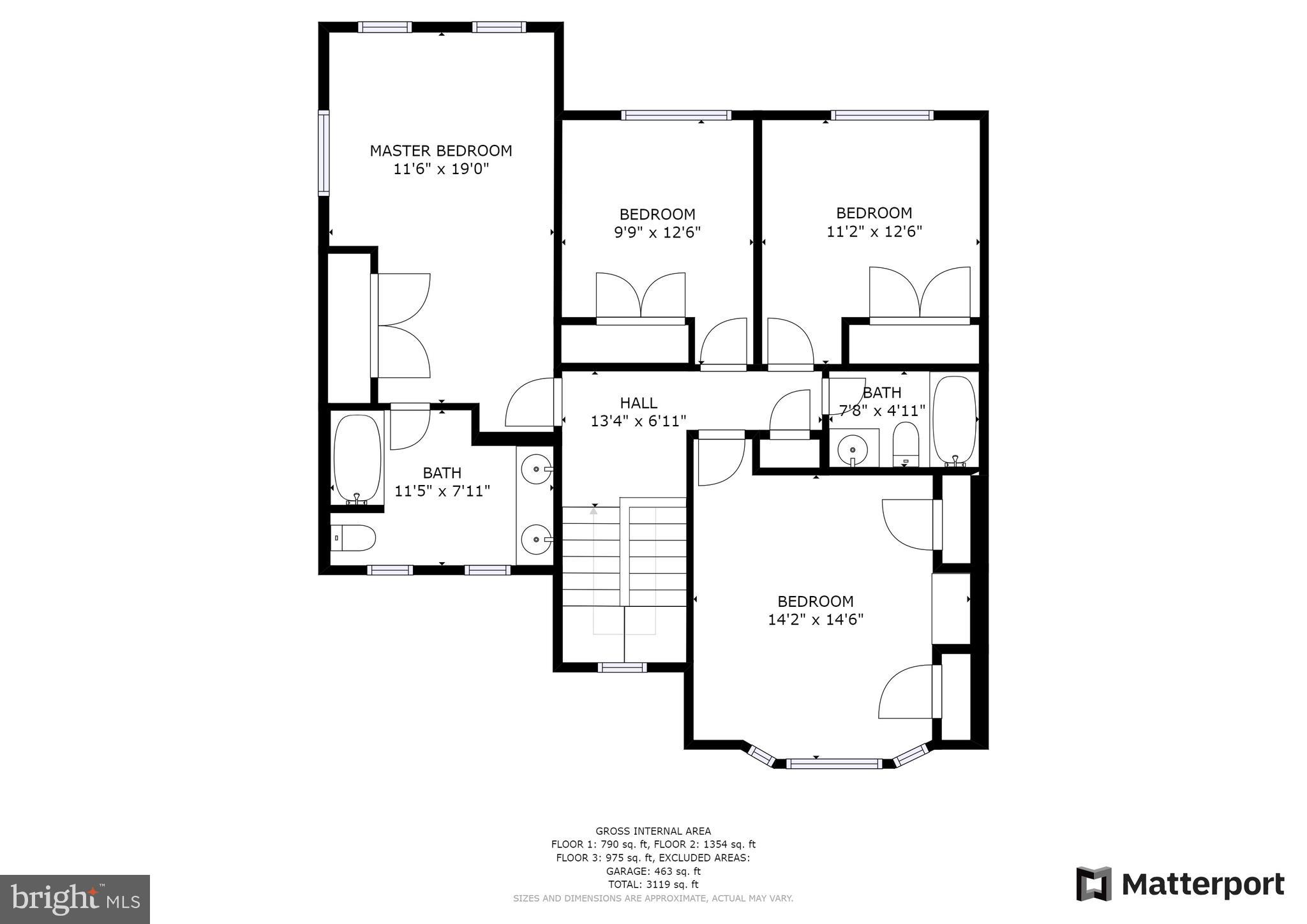 1216 Bishopsgate Way Reston, VA 20194 - Photo 47 of 48 Floorplan Upper Level