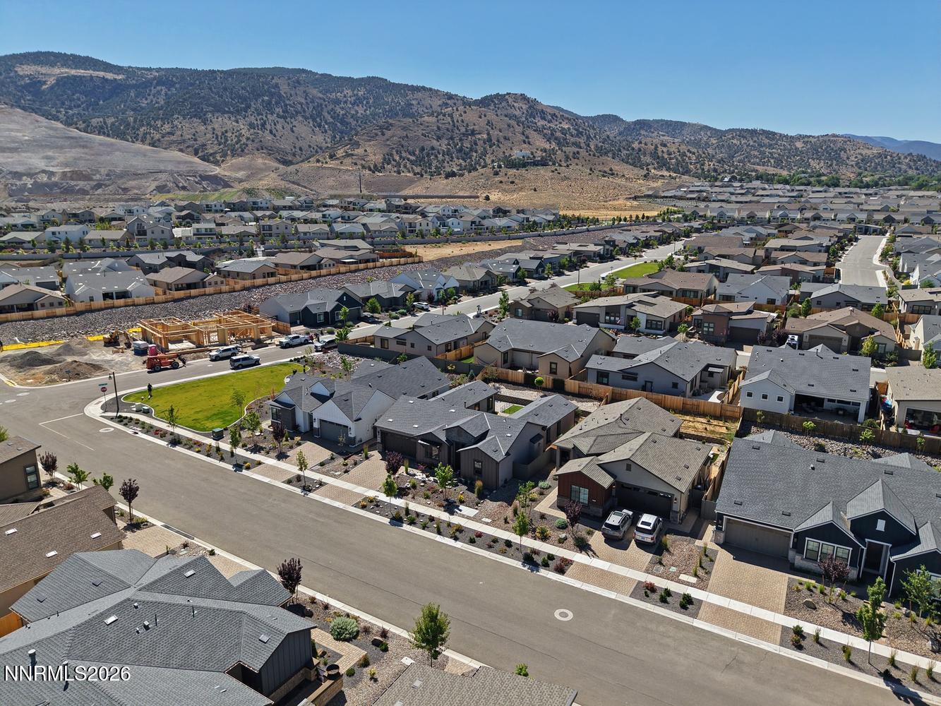 2332 Hammer Falls Drive Reno, NV 89521 - Photo 49 of 57 an aerial view of residential houses with outdoor space