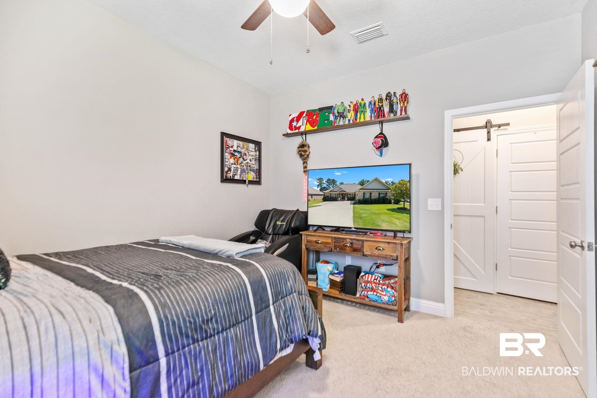 31402 Hoot Owl Road Daphne, AL 36527 - Photo 21 of 43 Carpeted bedroom featuring ceiling fan