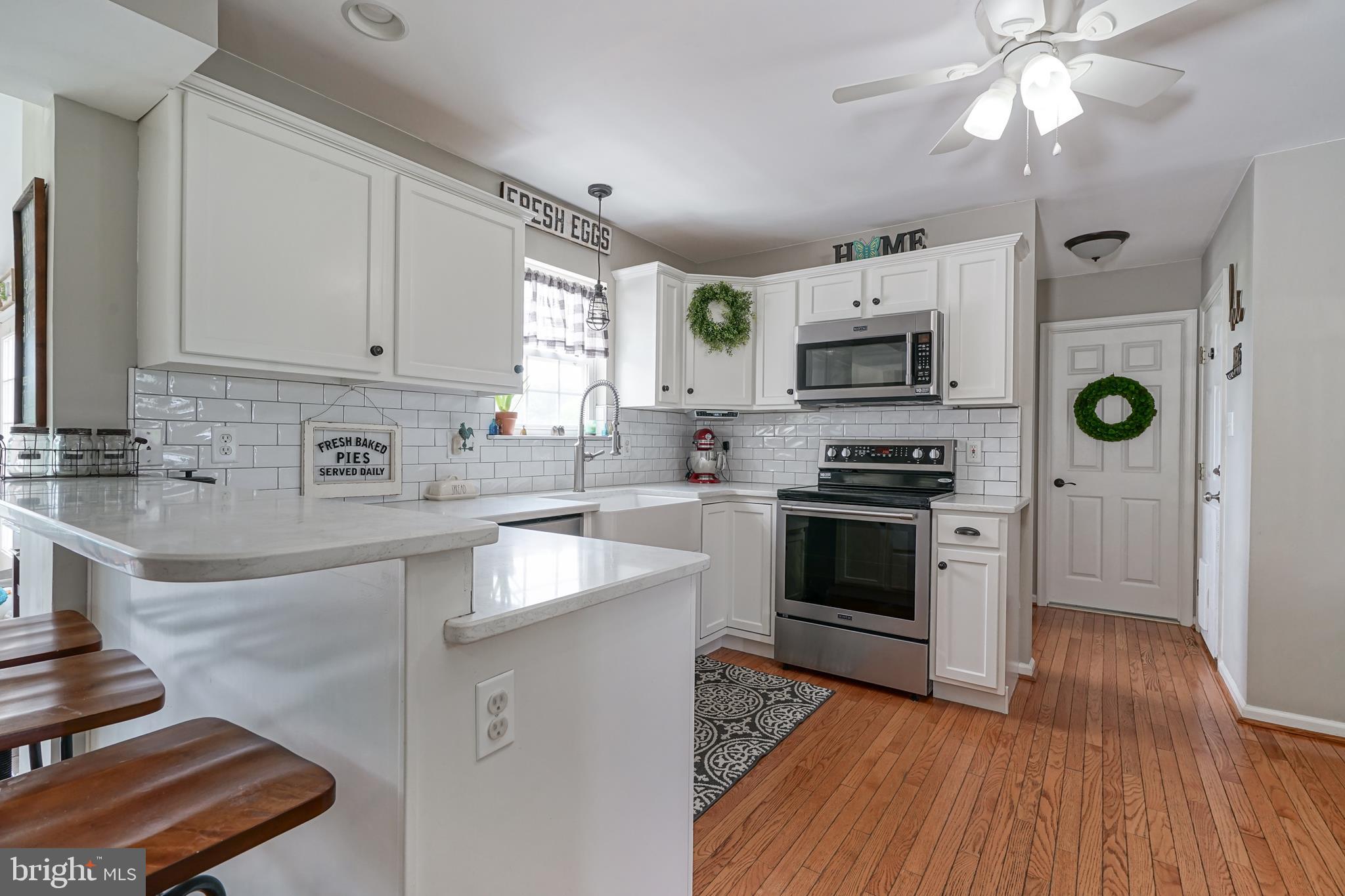 5312 Lake Road Newfield, NJ 08344 - Photo 15 of 37 Kitchen w/ Ceiling Fan