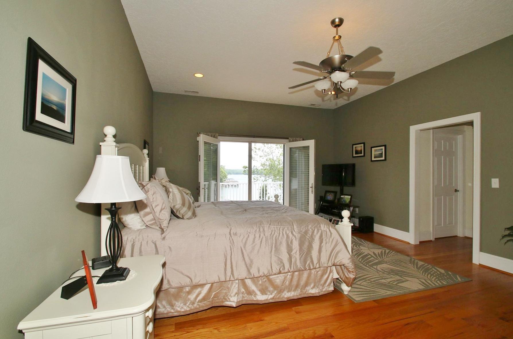 1961 Merriman Way Road Moneta, VA 24121 - Photo 15 of 58 Master Bedroom opens to the deck