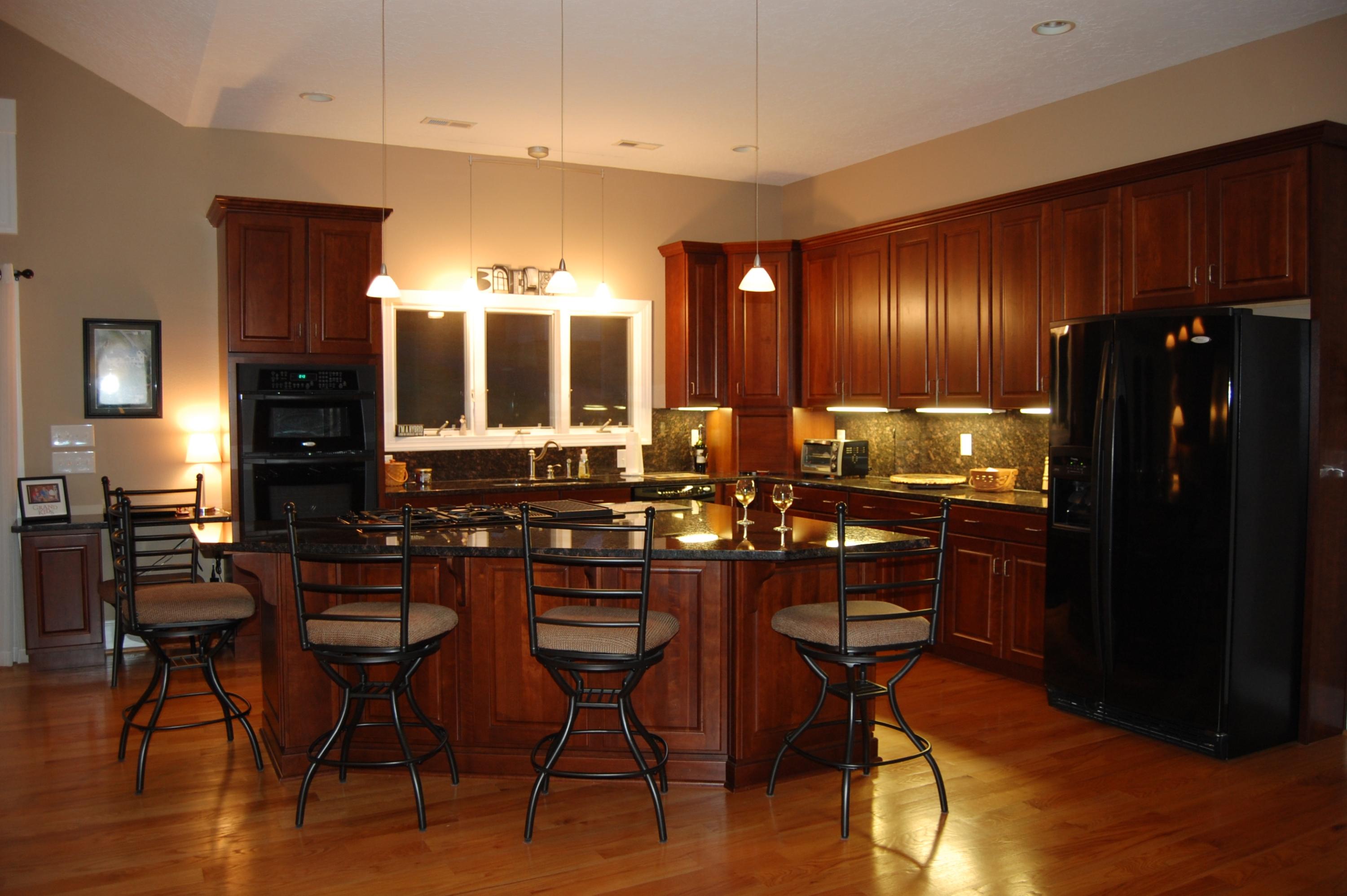 1961 Merriman Way Road Moneta, VA 24121 - Photo 53 of 58 Great lighting in the kitchen at night