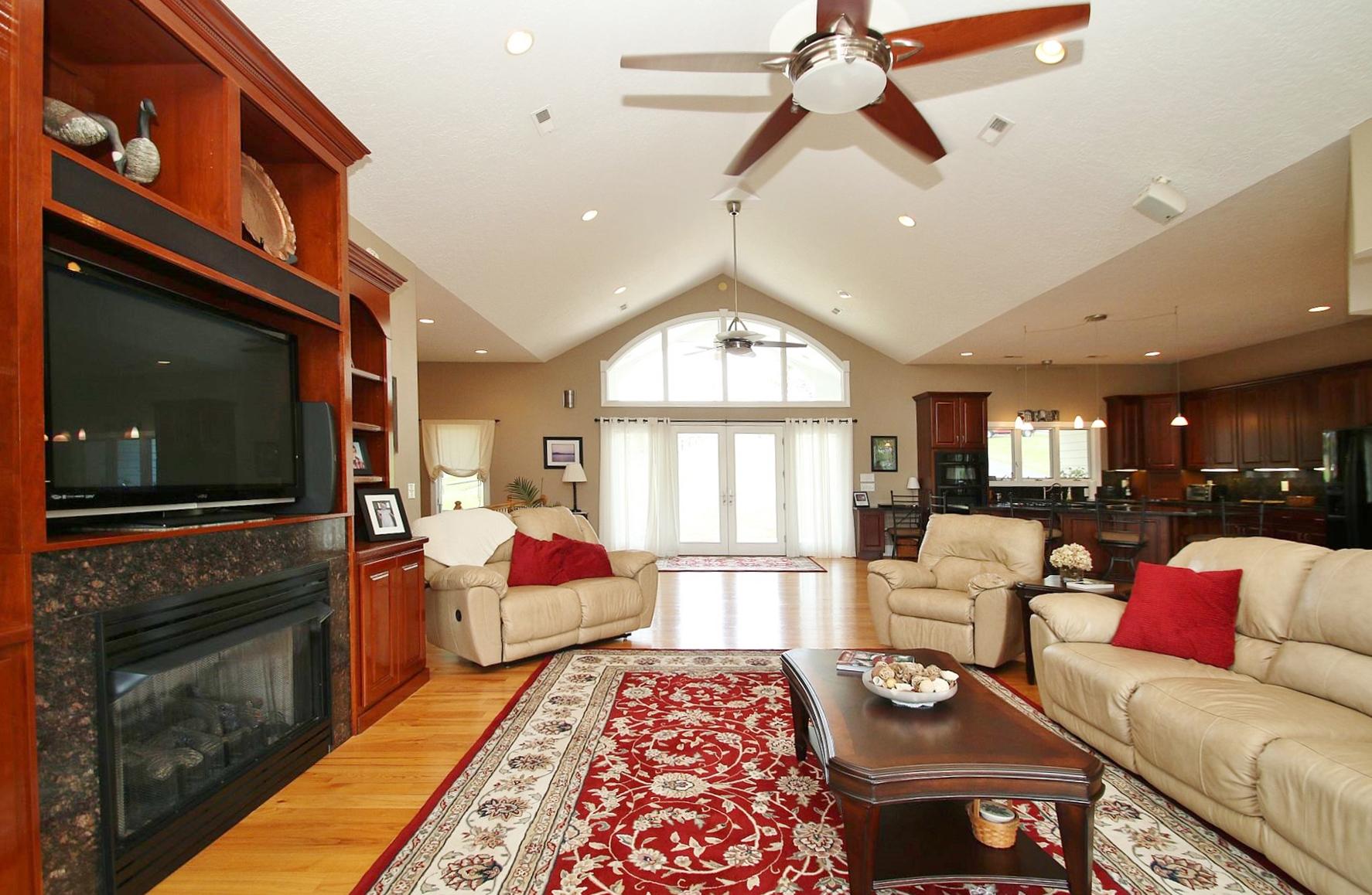 1961 Merriman Way Road Moneta, VA 24121 - Photo 8 of 58 Great room with gas fireplace