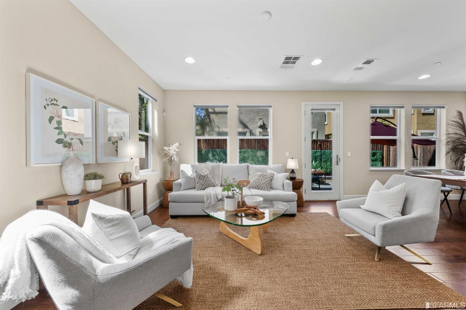 3547 Meyer Place Santa Clara, CA 95051 - Photo 1 of 34 a living room with furniture and view of kitchen