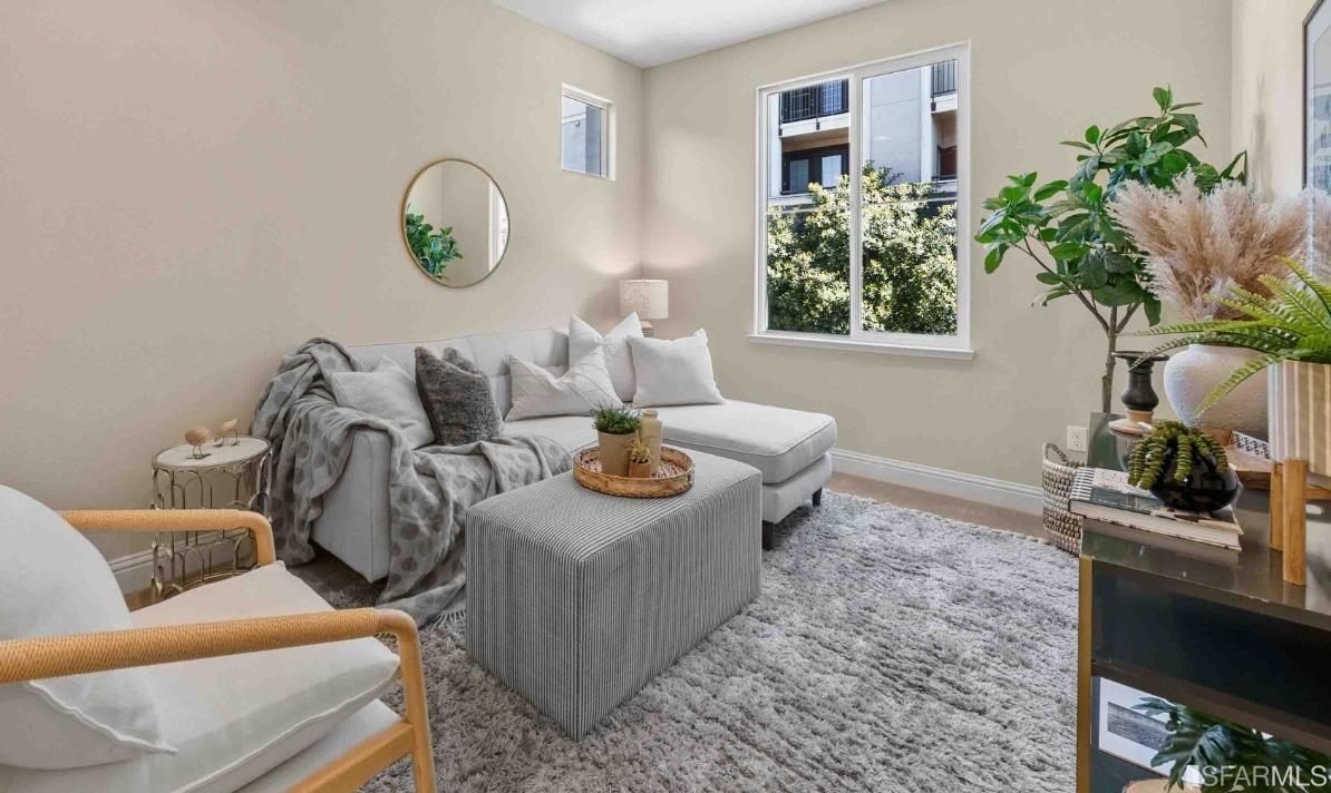 3547 Meyer Place Santa Clara, CA 95051 - Photo 17 of 34 a living room with furniture flowerpot and a chandelier