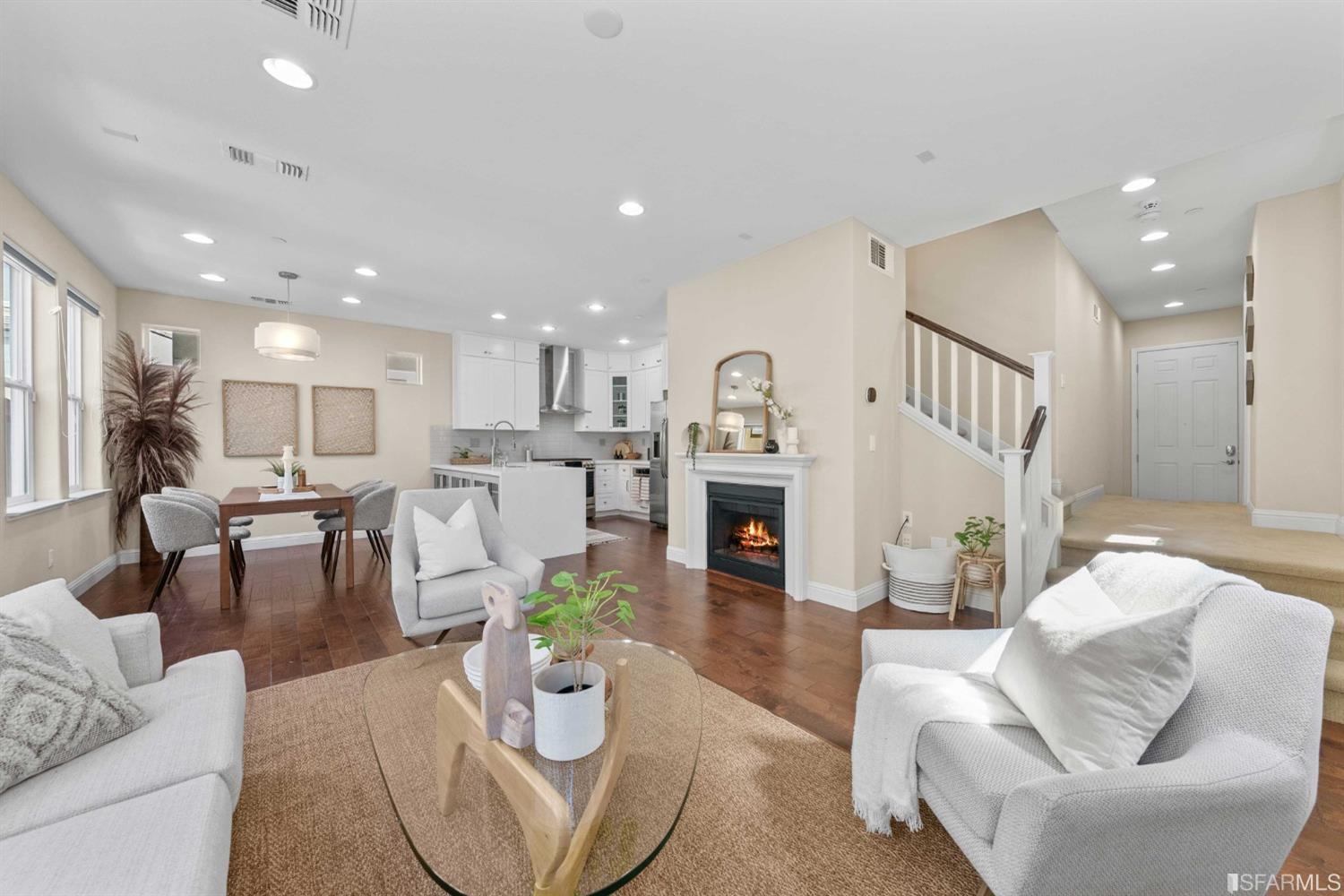 3547 Meyer Place Santa Clara, CA 95051 - Photo 4 of 34 a living room with furniture kitchen view and a table