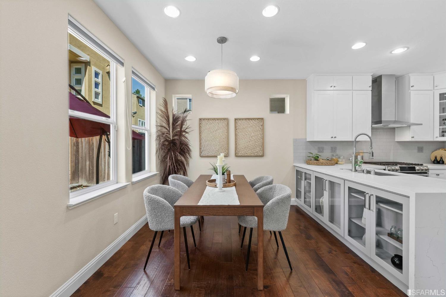 3547 Meyer Place Santa Clara, CA 95051 - Photo 5 of 34 a view of a dining room with furniture and wooden floor