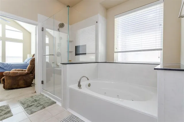 a hallway with cabinets