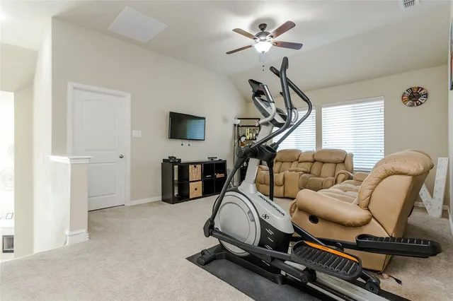 a livingroom with furniture