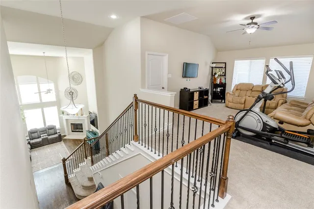 a view of an chairs and tables in the patio