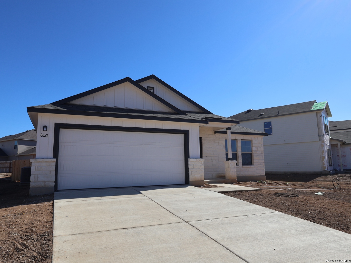 8626 Rucker Pond Trail San Antonio, TX 78252 - Photo 23 of 24 a front view of a house with a garage