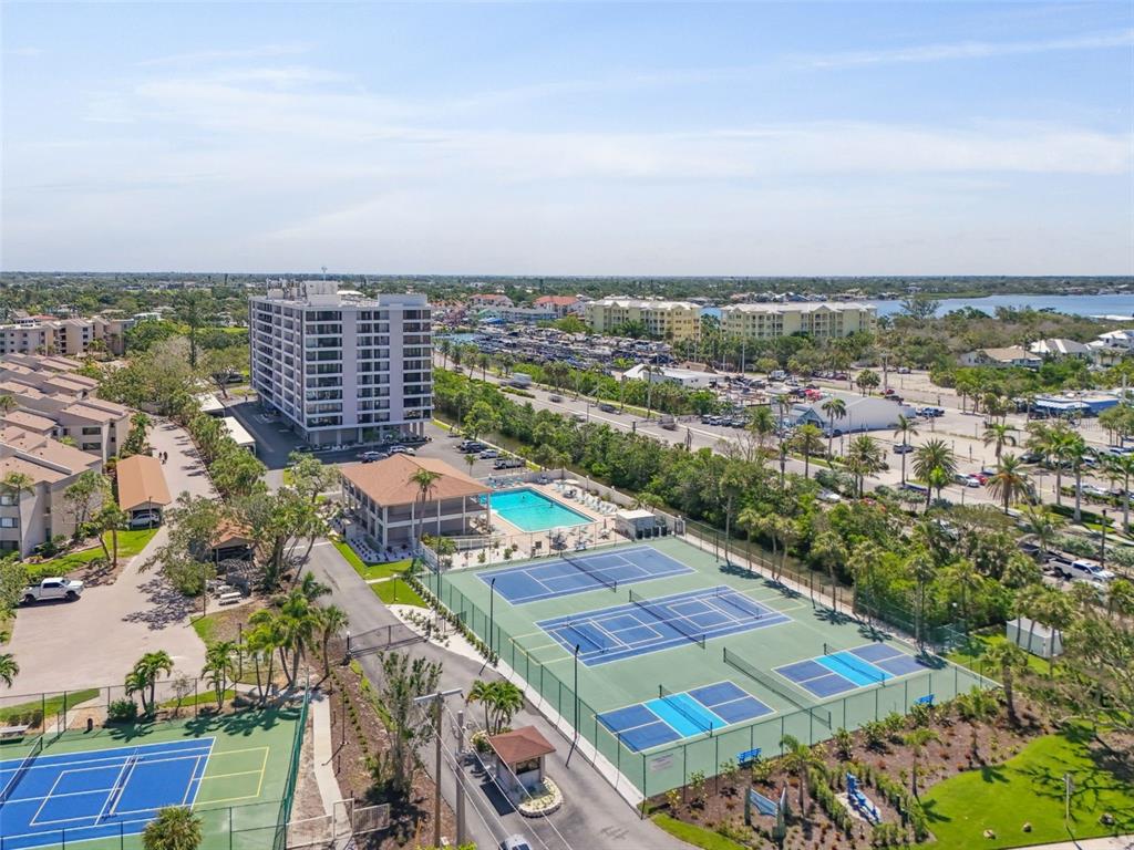 6415 Midnight Pass Road, Unit 211 Sarasota, FL 34242 - Photo 57 of 58 an aerial view of a city
