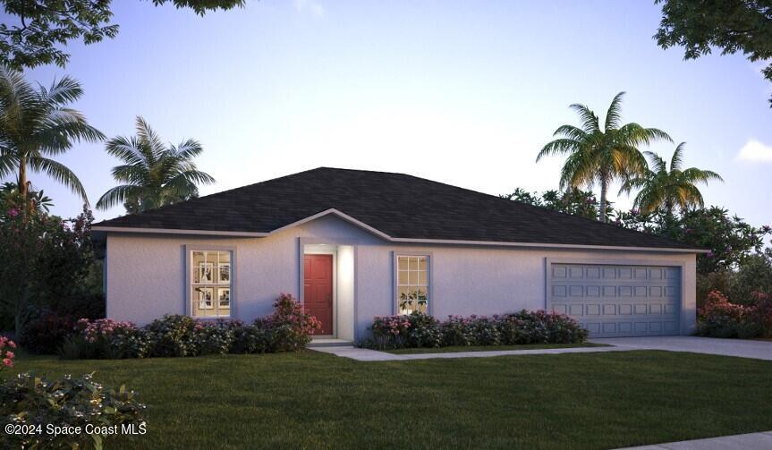 1246 Wakefield Road Southeast Palm Bay, FL 32909 - Photo 2 of 23 2052 A Stucco at Dusk - Melbourne