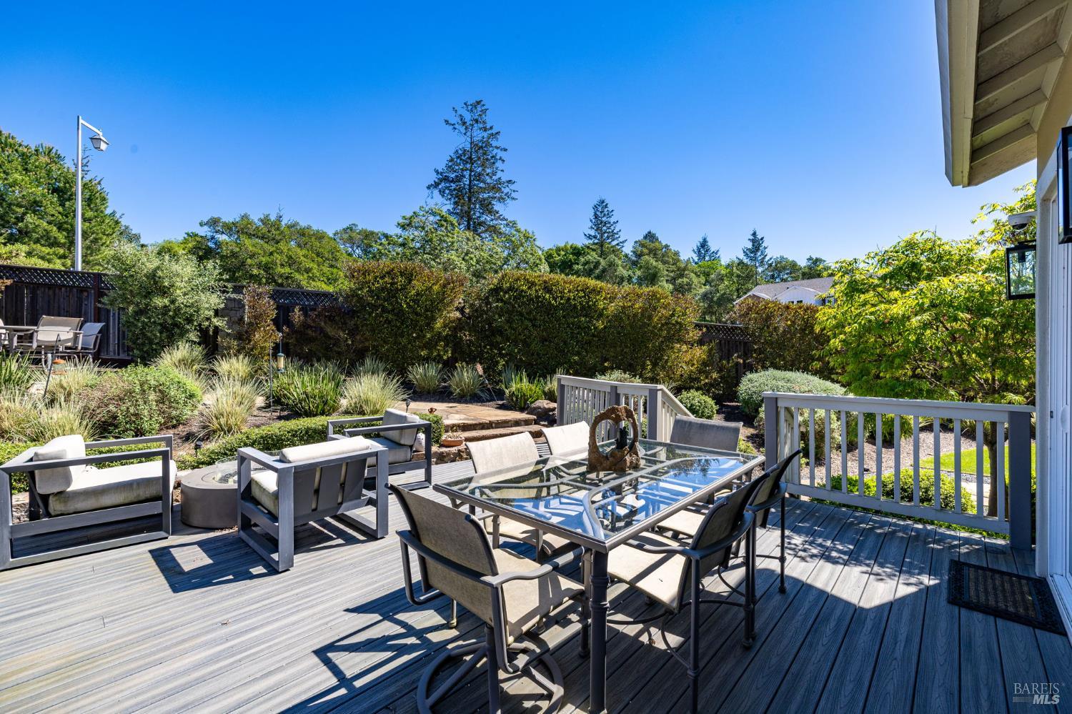 3726 Cannes Place Santa Rosa, CA 95403 - Photo 30 of 69 Another view of the attached rear deck looking southeast.