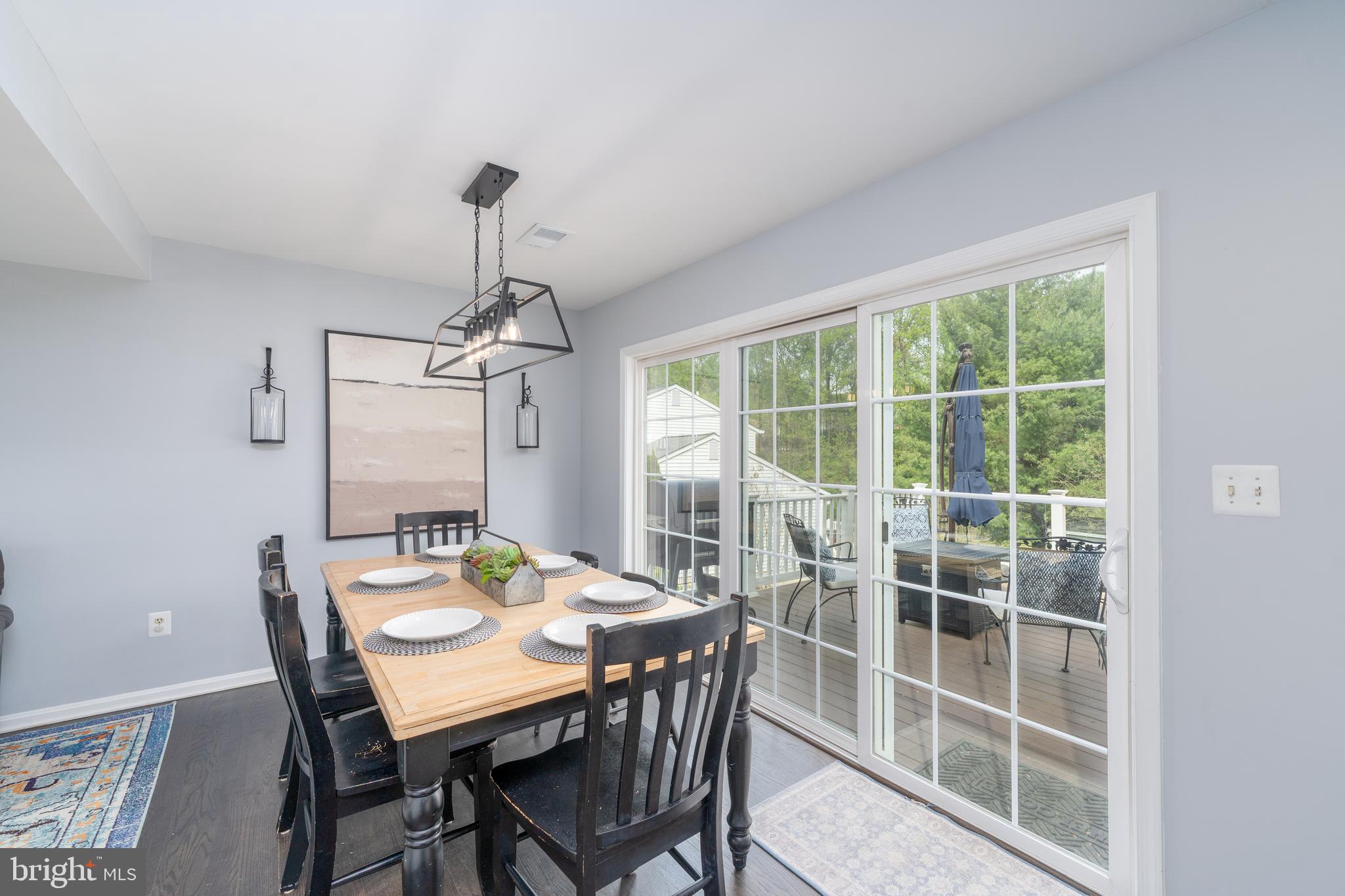 1346 Becket Road Eldersburg, MD 21784 - Photo 11 of 73 a view of a dining room with furniture window and outside view