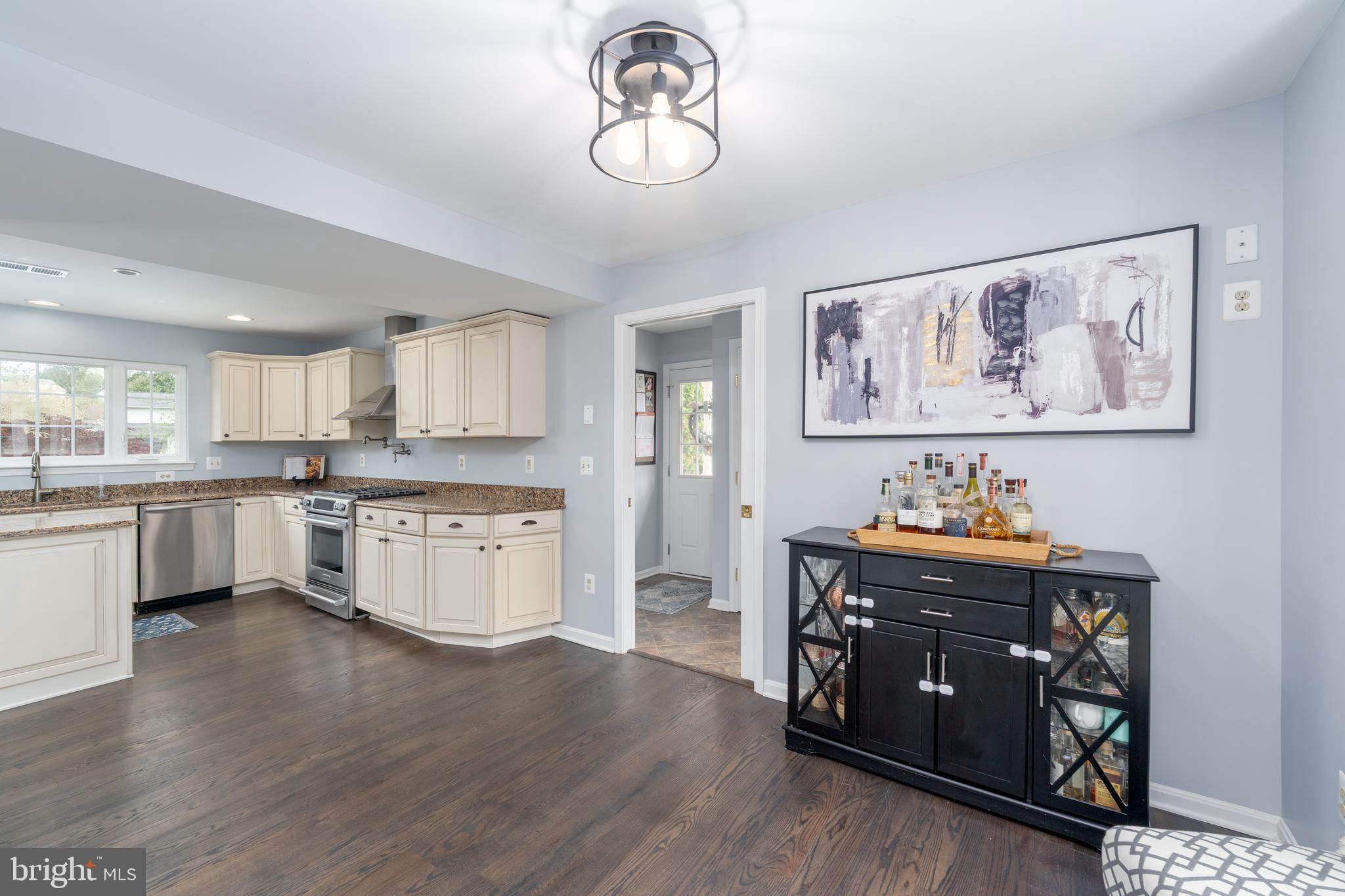 1346 Becket Road Eldersburg, MD 21784 - Photo 17 of 73 a kitchen with stainless steel appliances granite countertop a refrigerator and a stove top oven