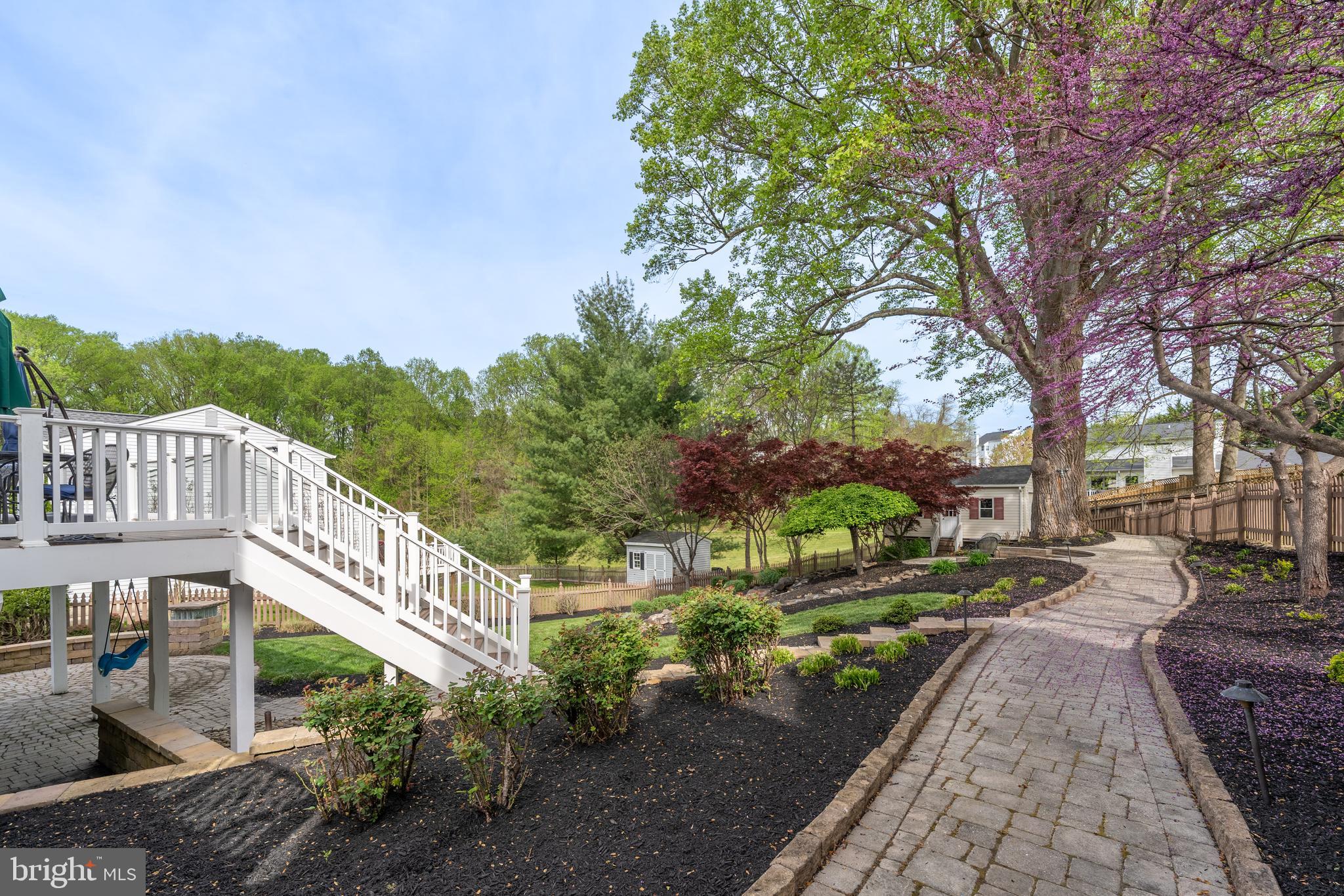 1346 Becket Road Eldersburg, MD 21784 - Photo 46 of 73 a view of a pathway with a wrought fence