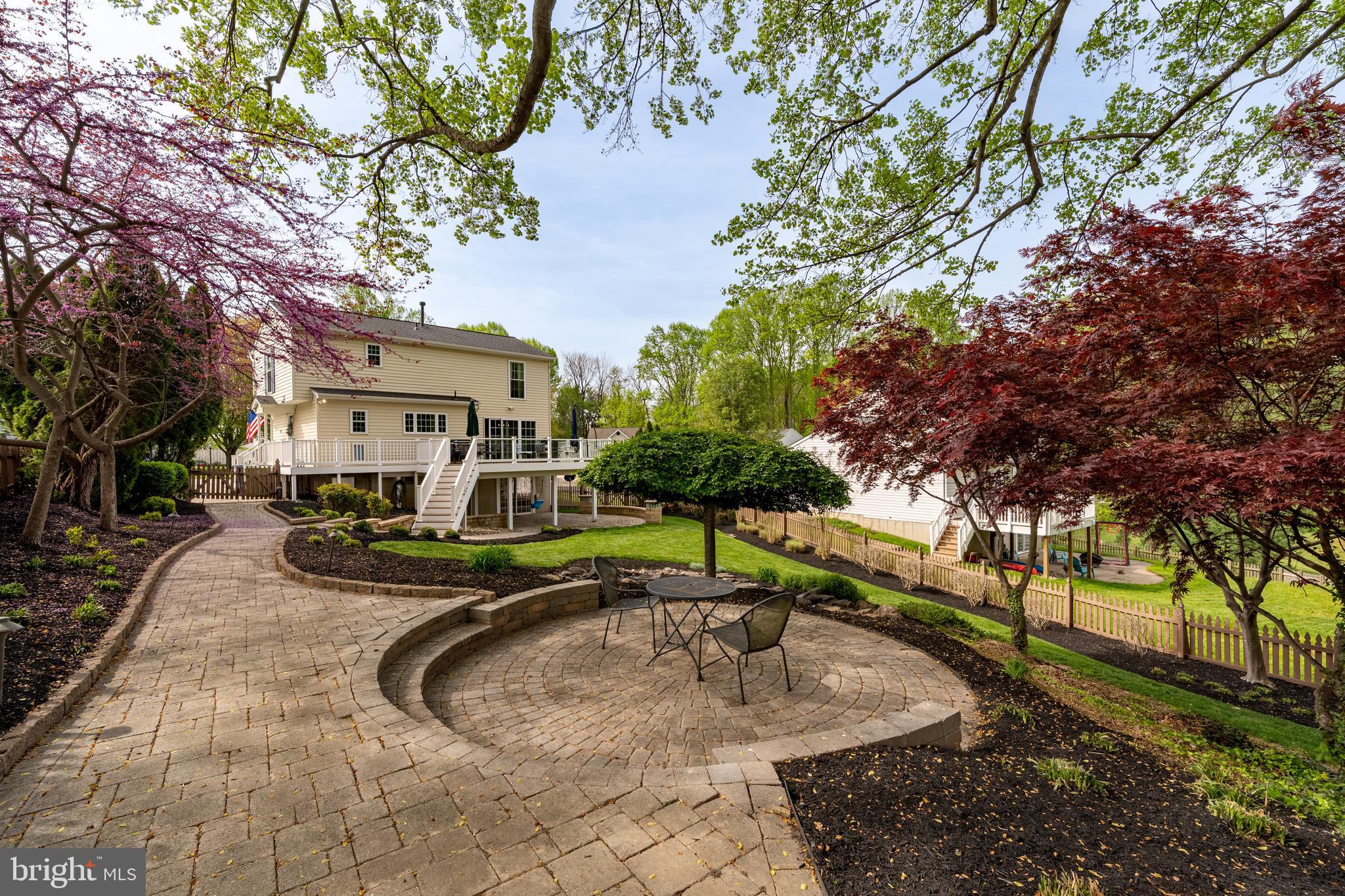 1346 Becket Road Eldersburg, MD 21784 - Photo 6 of 73 Stone Pathway winds through Backyard