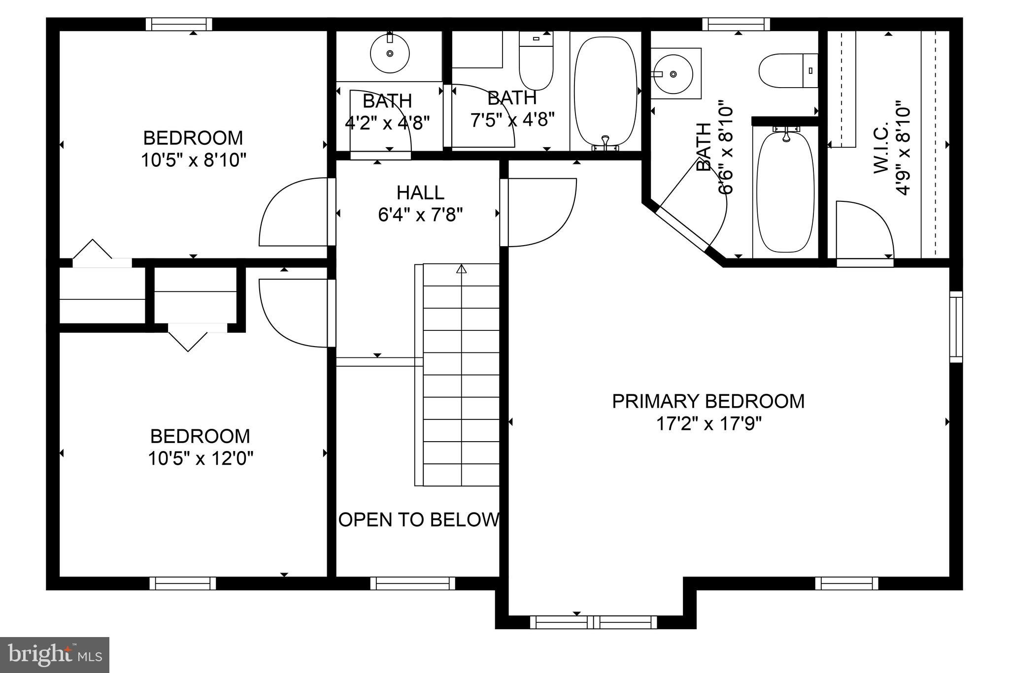 1346 Becket Road Eldersburg, MD 21784 - Photo 72 of 73 Second Level Floor Plans