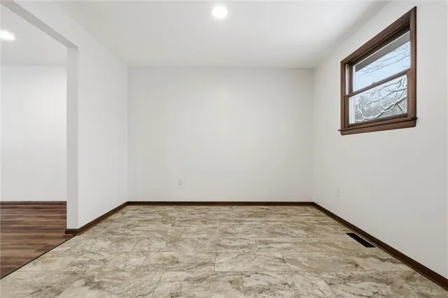 wooden floor in an empty room