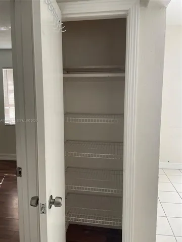 a view of walk in closet