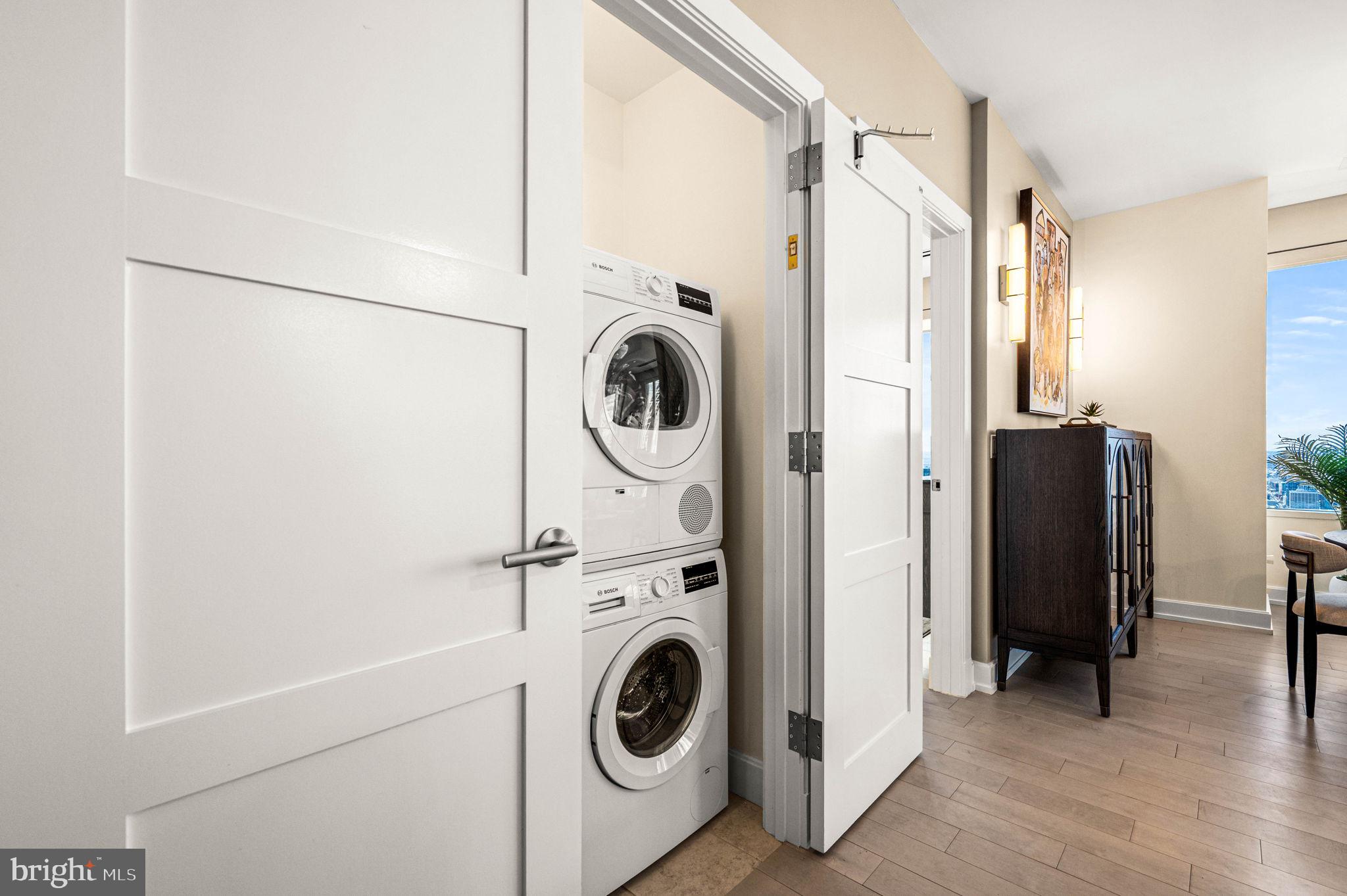 50 South 16th Street, Unit 5203 Philadelphia, PA 19103 - Photo 12 of 59 Laundry Closet