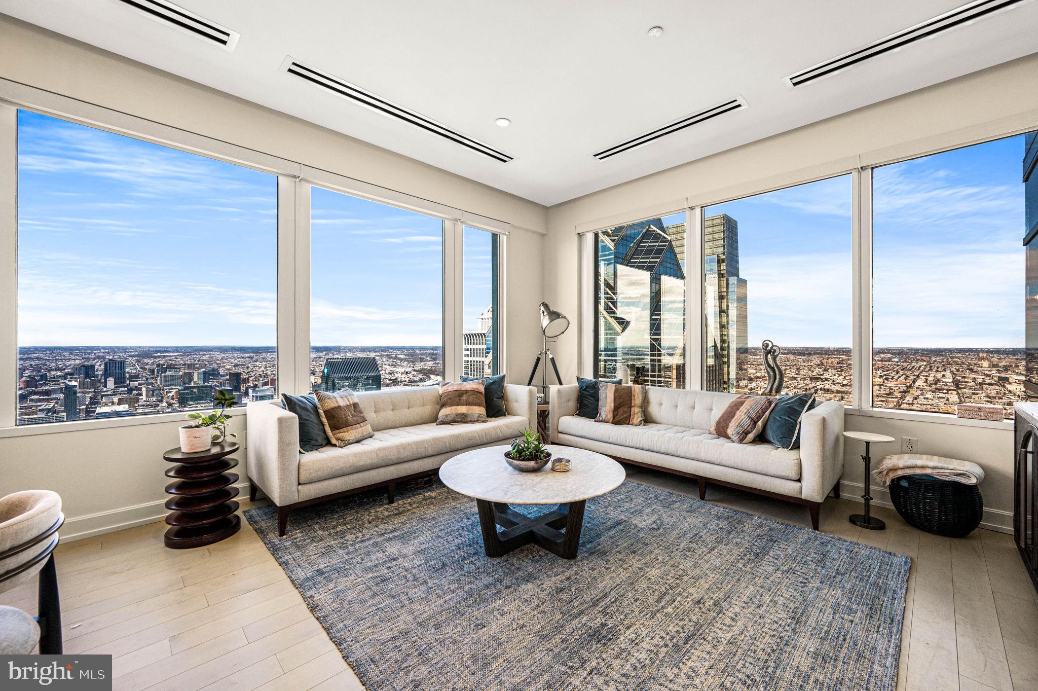 50 South 16th Street, Unit 5203 Philadelphia, PA 19103 - Photo 2 of 59 Living room