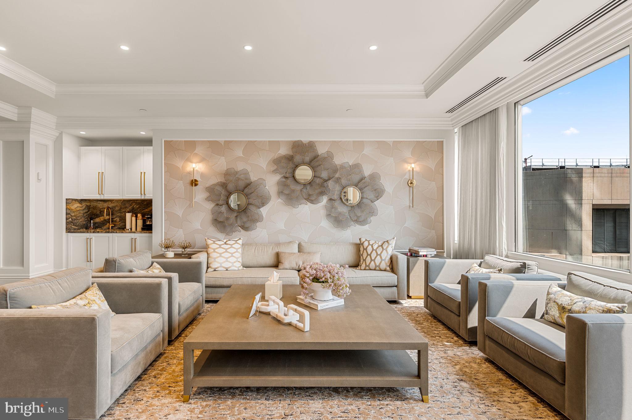 50 South 16th Street, Unit 5203 Philadelphia, PA 19103 - Photo 31 of 59 Amenities Floor Sitting Area