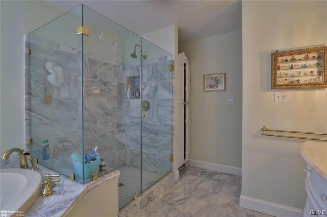 475 English Road Bath, PA 18014 - Photo 24 of 46 a bathroom with a shower and a sink